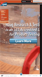 Mobile Screenshot of haagresearchtesting.com