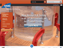 Tablet Screenshot of haagresearchtesting.com